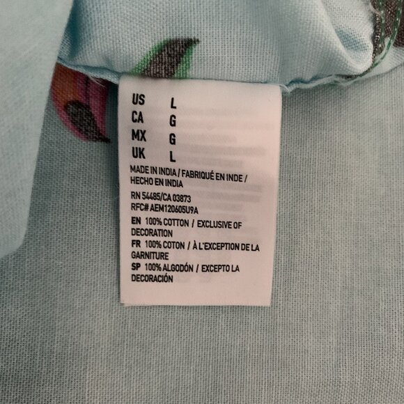 AMERICAN EAGLE Mens Toucan Print Cotton Short Sleeve Shirt - Picture 5 of 6